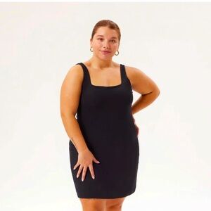 Girlfriend Collective Tommy Dress in Black